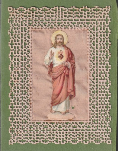 Santino canivet sacro cuore - santino, "sacro