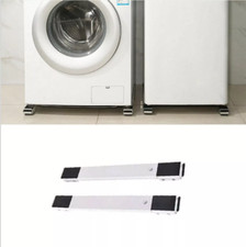 SUPPORTO LAVATRICE fino a 200Kg BASE Ruote Mobili e Carrello regolabile 43x69cm