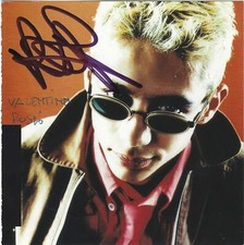 VALENTINO ROSSI GIOVANE AUTOGRAFO MOTOCICLISMO PILOTA MOTO GP PEDROSA STONER