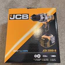 NUOVO JCB Trapano Avvitatore Senza Fili 20v Li-Ion 45Nm Coppia 2 Velocità Cambio Solo Corpo