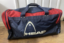 Borsone grande HEAD blu e rosso borsa sportiva da viaggio - 30"