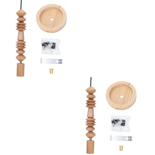 Lampadario rustico perline - lampadario,