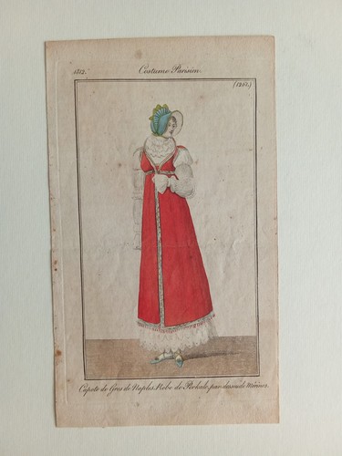 Incisione moda 1812 costumes - incisione,