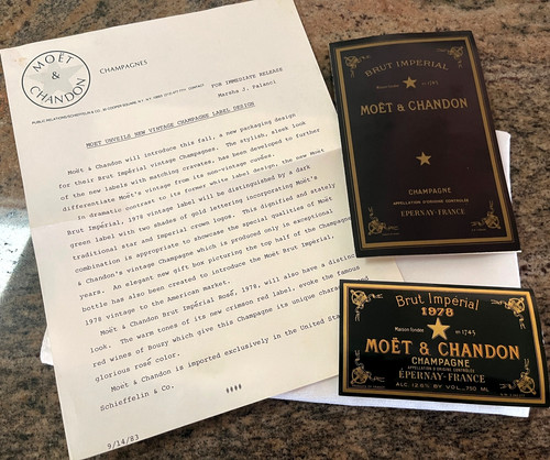 Rare 1978 moët chandon brut - moët,