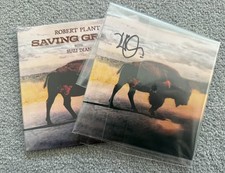 Robert Plant Saving Grace CD + Signed Art Card - Autograph