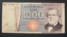 1000 lire Verdi II° tipo