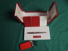 L68*- PENNA STILOGRAFICA - PASHA DE CARTIER - FULL  SET - FOUNTAIN PEN NIB ROSSO