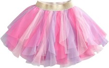 Gonna in tulle con fiori
