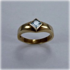 Anello solitario - , di