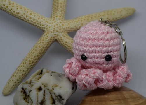 Portachiavi amigurumi forma - , di