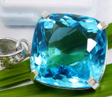 "PENDENTE" Topazio Blu