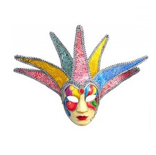 Maschera veneziana cartapesta - maschera,