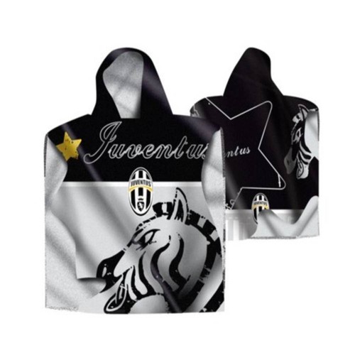 Accappatoio poncho juventus - accappatoio,