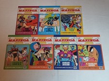 MAZINGA Z SEQUENZA COMPLETA 1 - 7 IL SUPERFUMETTO DALLA RAI TV EDIERRE del 1980