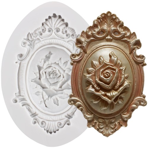 Stampo silicone fiori rosa