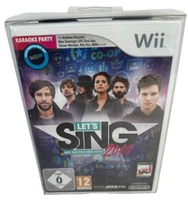 Bundle NINTENDO WII: Let's Sing 2019 con successi tedeschi + 2 microfoni USB NUOVI OV