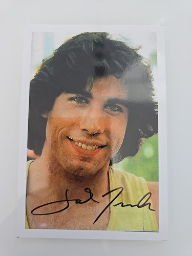 John travolta autografo - john,
