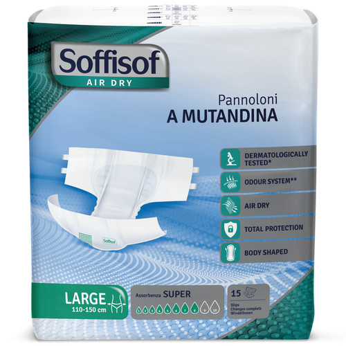 Soffisof air dry pannoloni - pannoloni, con