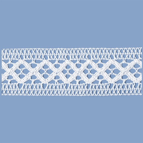 Merletto incasso cotone mm - cotone, 50