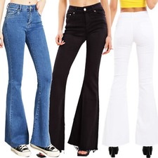 Jeans donna pantaloni skinny elasticizzati zampa elefante campana TOOCOOL M7056