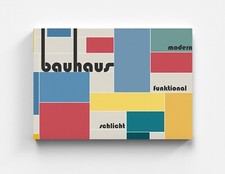Quadro su tela stile Bauhaus