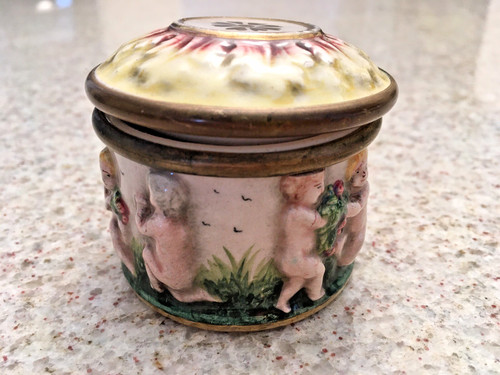 Signed hand painted porcelain - signed,