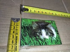 Gadget Calamita Magnete da Frigo da Collezione Raffigurante Animale Gatto Nuova