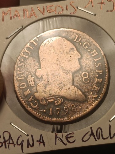 Spagna moneta maravedí 1798 - spagna,