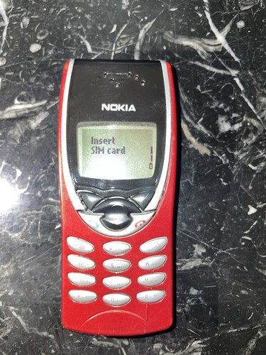 Nokia 8210 cell phone red - phone,