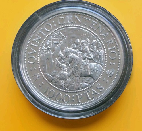 1000 pesetas plata - serie, v