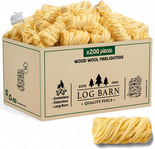 Accendifuoco naturale 200pz - naturale,