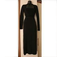 Tuta Zara nera a costine in