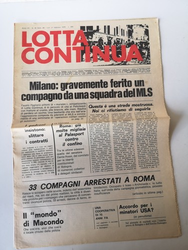 Quotidiano lotta continua - quotidiano,