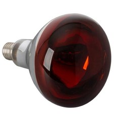 Lampada infrarossi, 150 Watt, rossa riscaldante animali E27 Sylvania