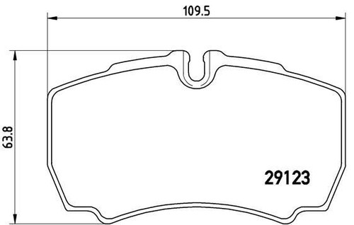 Brembo pa6023 kit pastiglie - brembo,