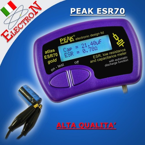 Peak esr70 gold capacimetro - esr70,