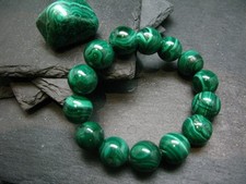 Malachite genuine bracelet 7 - malachite, ~