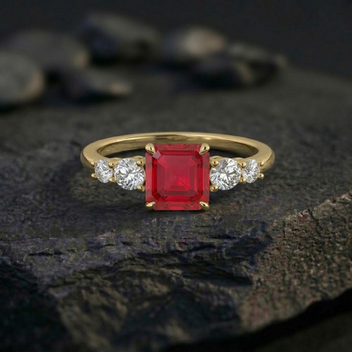 Anello fidanzamento rubino - anello, di