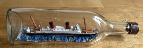 Nave vintage bottiglia - nave,