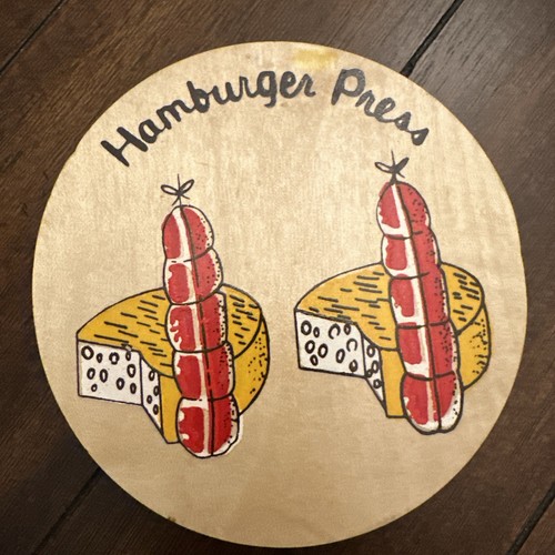 Pressa per hamburger vintage