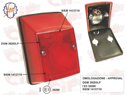 Fanale posteriore completo - fanale,