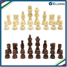 32 PEZZI PEDINE DEGLI SCACCHI