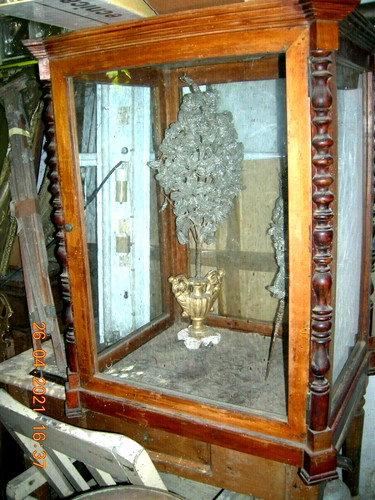 Antico scarabattolo mobile - antico,