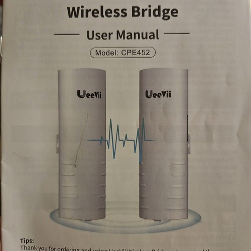 Ponte wireless ueevii cpe452 - ponte,