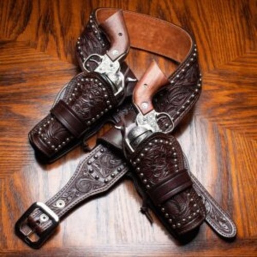 Western gun doppia - doppia, fondina