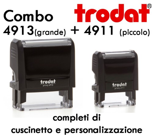 Timbro personalizzato trodat - personalizzato,