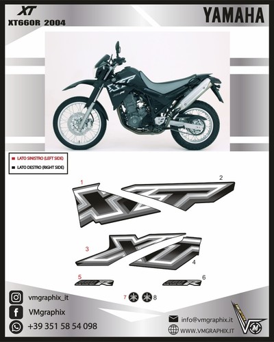 Adesivi 660r xt660r - ,