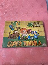 super tombola vintage 48 cartelle edizione marca stella raro gioco completo