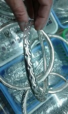  bath necklace indian silver