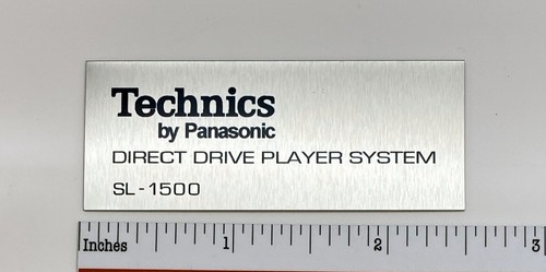 Technics 1500 distintivo - technics,